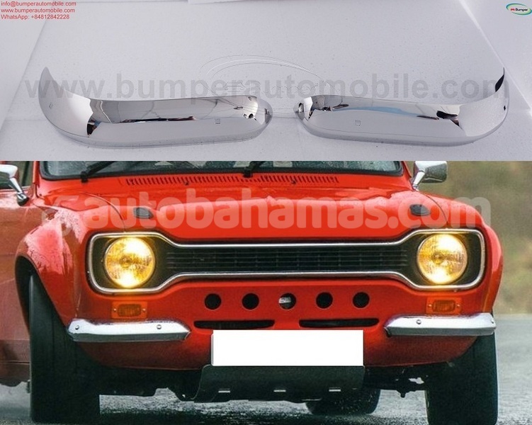 Big with watermark ford escort mk1 1968 1975 front bumper 0